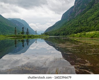 Cloudy Sky In Hautes-Gorges-de-la-Rivière-Malbaie National Park, Canada