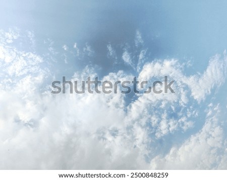 Similar – Wolkenbilder weiß Himmel