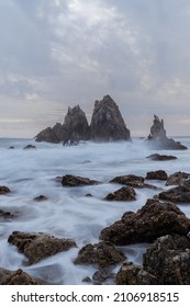 Cloudy Sky Over Camel Rock, Sapphire Coast, NSW, Australia.