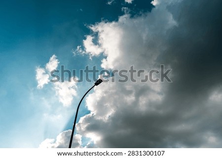 Cloudy Sky View cloud sky overcast serene melancholic