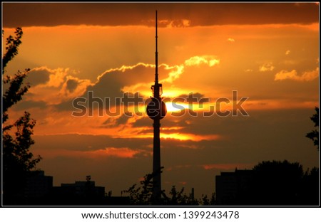 Similar – Berlin Sundown Sunset