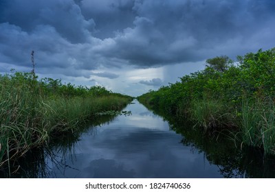 Cloudy View At Everglades National Park
