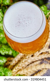 Cloudy Wheat Beer In Glass