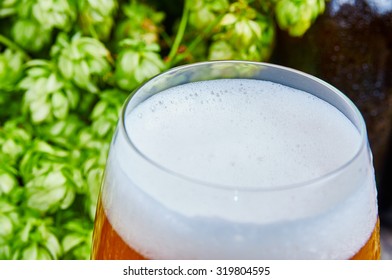 Cloudy Wheat Beer In Glass