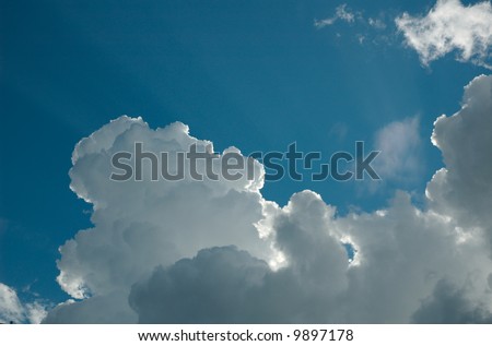 Clousded sky