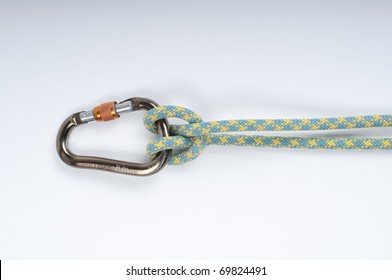 Clove Hitch Knot On Carabiner