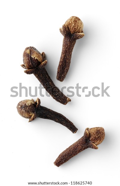 Clove Spice Isolated Stock Photo Edit Now 118625740