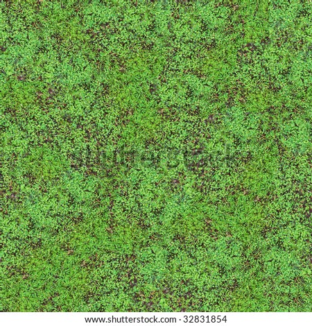 Clover Field Seamless Pattern - this image can be composed like tiles endlessly without visible lines between parts