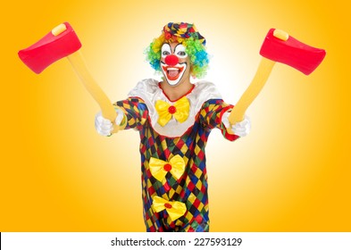 Clown Axe Isolated On White Stock Photo 227593129 | Shutterstock