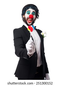 Clown With A Lolly Pop