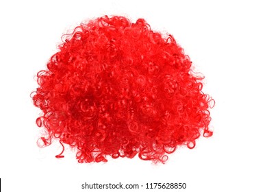 Clown Wig Isolated On White