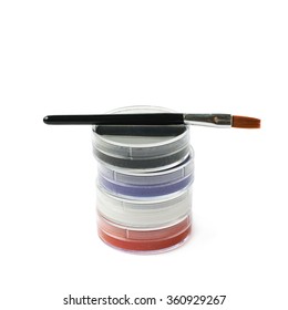 Clown's Makeup Kit Isolated