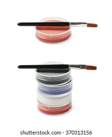 Clown's Makeup Kit Isolated