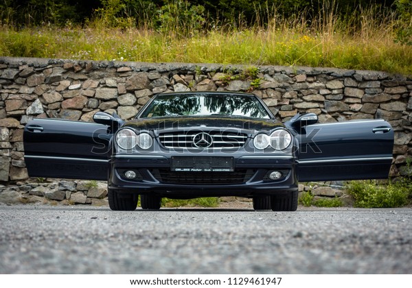 Cluj Napocaromaniajuly 7 2018 Mercedes Benz Vintage Stock Image