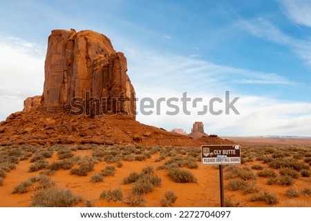 Cly Butte in Monument Valley