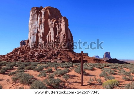 Cly Butte in Monument Valley, Monument Valley Navajo Tribal Park : AZ, USA