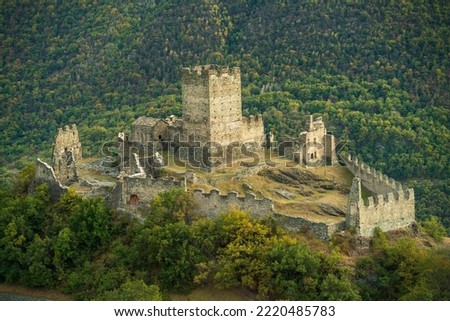Cly Castle Aosta Valley Italy