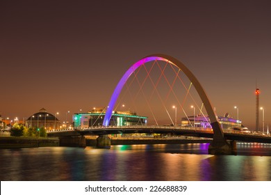 Clyde Arc Bridge At Glasgow City