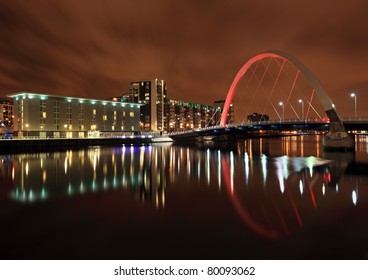 Clyde Arc Bridge Reflection