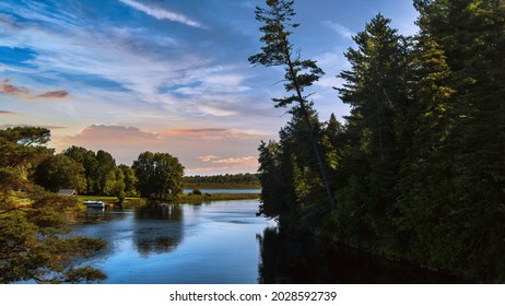 Clyde River In Eastern Ontario