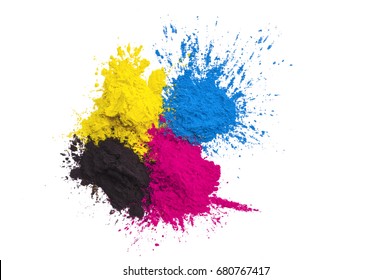 CMYK colour toner for printer cyan magenta yellow black