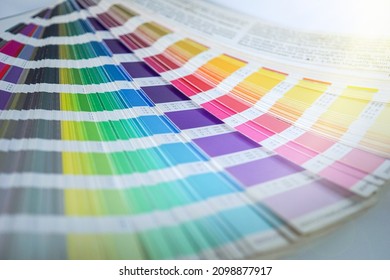 CMYK Press Color Chart Image               
