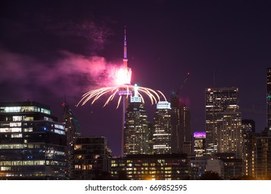 CN Tower Canada Day 2017 Fireworks