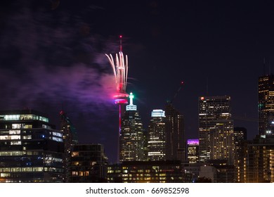 CN Tower Canada Day 2017 Fireworks