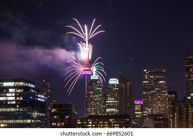 CN Tower Canada Day 2017 Fireworks