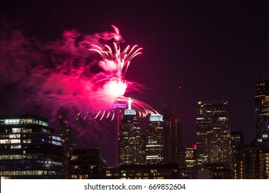 CN Tower Canada Day 2017 Fireworks