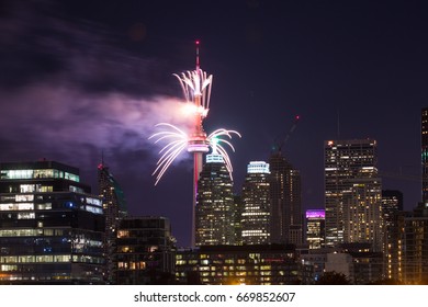 CN Tower Canada Day 2017 Fireworks