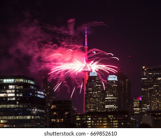 CN Tower Canada Day 2017 Fireworks