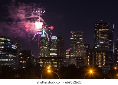 CN Tower Canada Day 2017 Fireworks