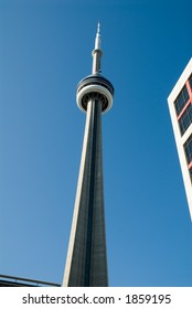 CN Tower in Toronto, Canada, the highest building in the world