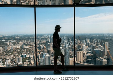 CN Tower in Toronto city Skyline Views - Powered by Shutterstock