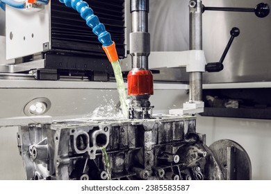 CNC block honing, overhaul of engine. In the engine machining department Automatic honing machine is used to hone all of engine blocks to high standards. 