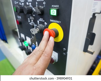 Cnc Machine Control Panel Closeup Operator Stock Photo 398904931 ...