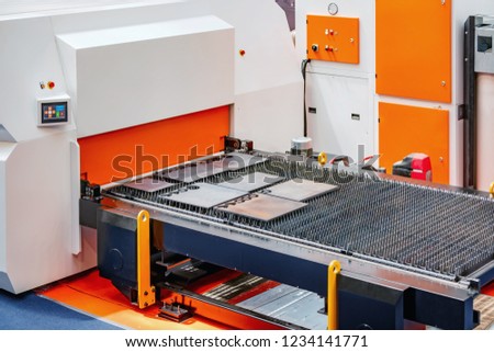 CNC Servo Drive Orange Turret Punch Press Machine