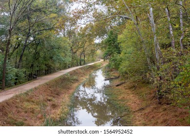 C&O Canal And Towpath Historic Waterway, Potomac, Maryland