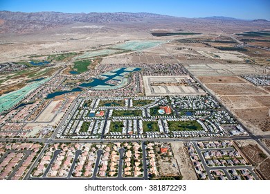 Coachella Valley And Indio Hills Aerial View