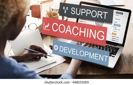 Coaching Support Development Guide Leader Concept