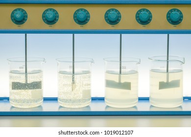 Coagulation Test (Jar Test) Wastewater From Industry Plant, Water Quality Test