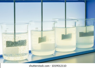 Coagulation Test (Jar Test) Wastewater From Industry Plant, Water Quality Test