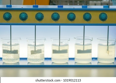 Coagulation Test (Jar Test) Wastewater From Industry Plant, Water Quality Test