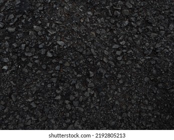 Coal Black Gravel Floor Texture