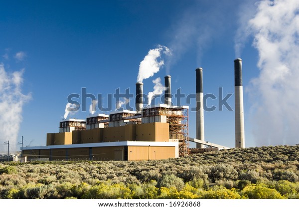 Coal Fired Electric Power Plant Wyoming Stock Photo (Edit Now) 16926868