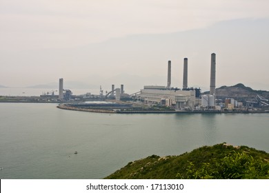 Coal Fired Power Station On Lamma Island Hong Kong, China