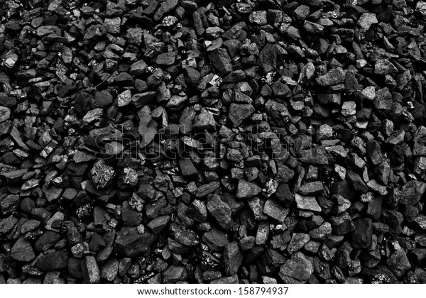 Coal mineral black\
cube stone background