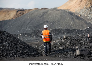 Coal Mining In An Open Pit