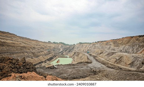 coal minning have a lake 